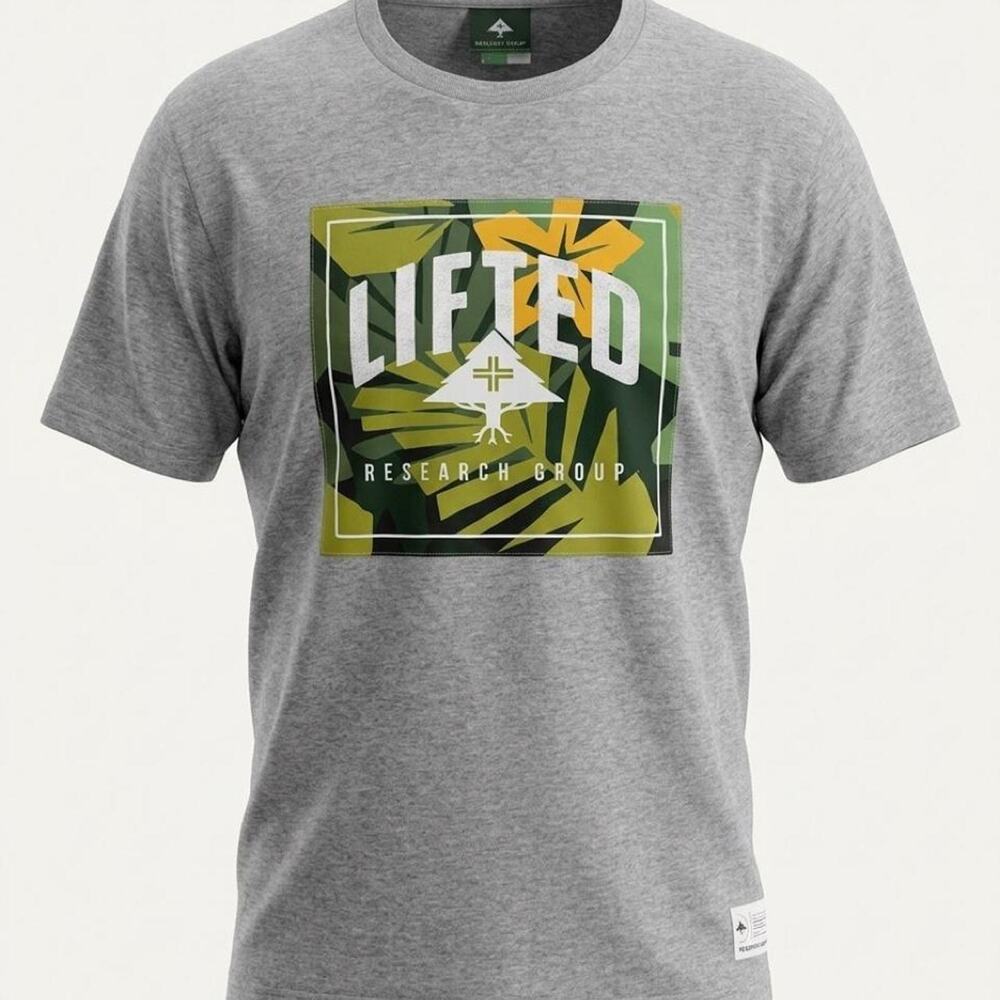 Lifted Research Group gray t-shirt Size Medium